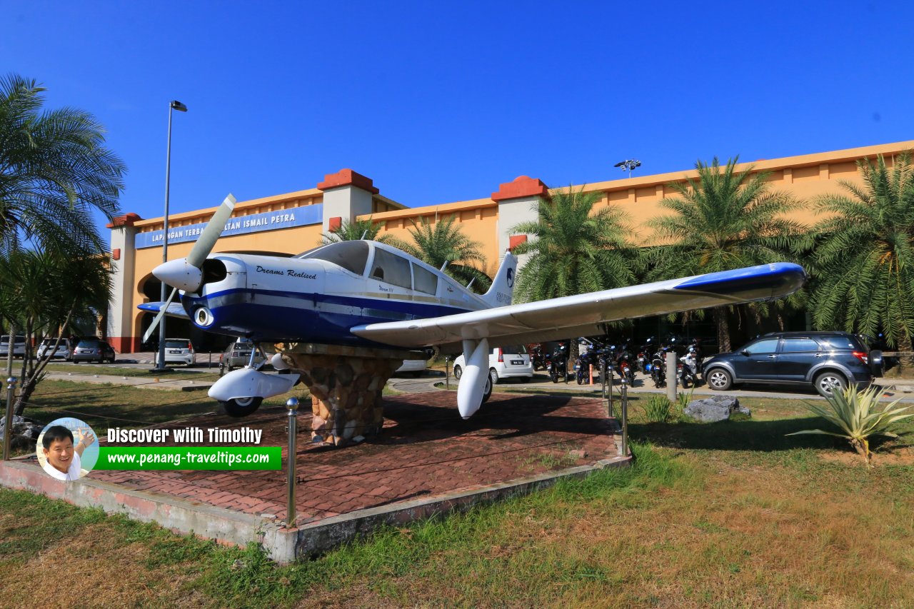 Airplane on display at Kota Bharu Airport