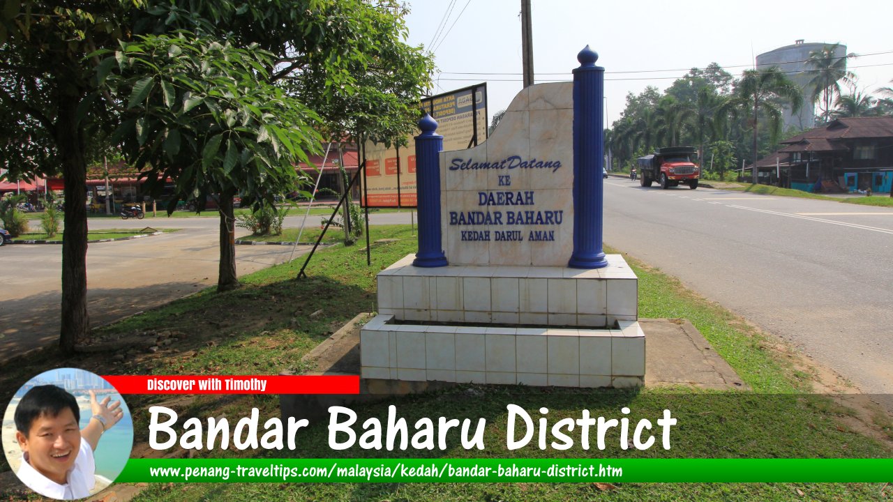 Daerah Bandar Baharu sign