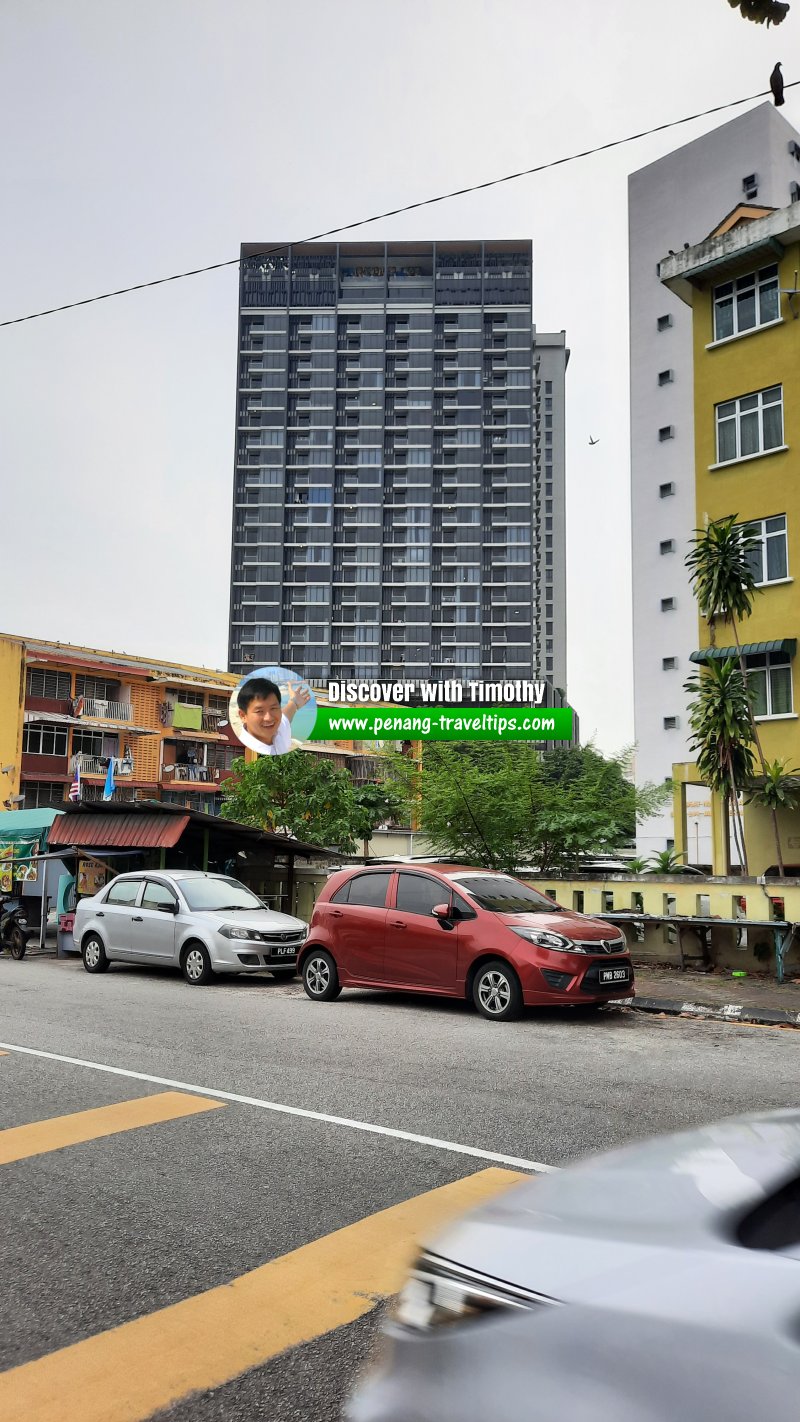 Beacon Executive Suites, as seen from Jalan Perak