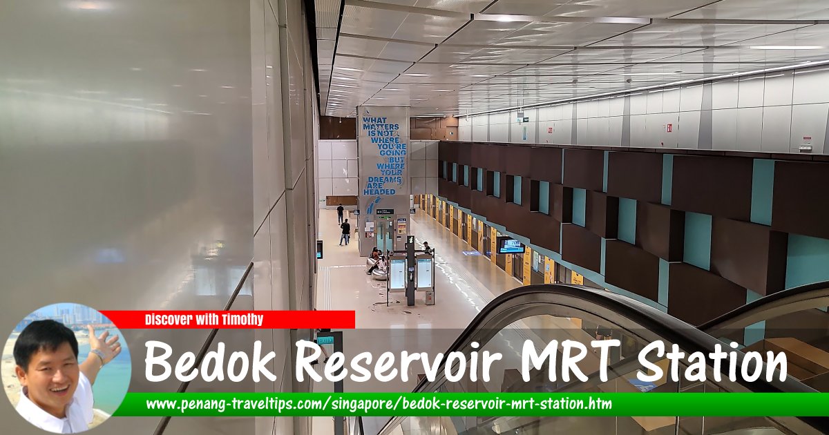 Bedok Reservoir MRT Station, Singapore