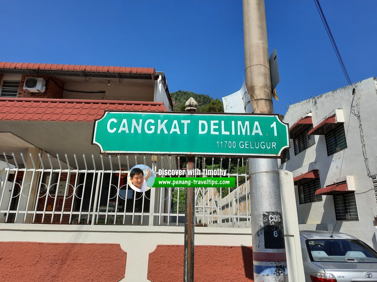 Cangkat Delima 1 roadsign