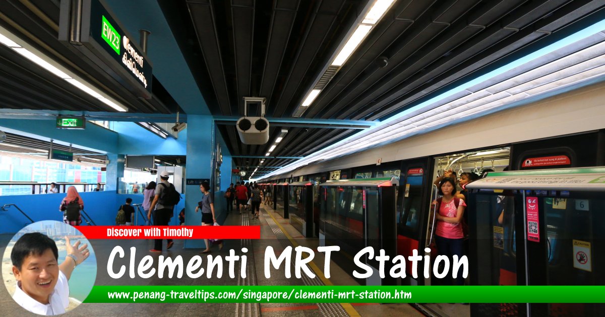 Clementi MRT Station, Singapore