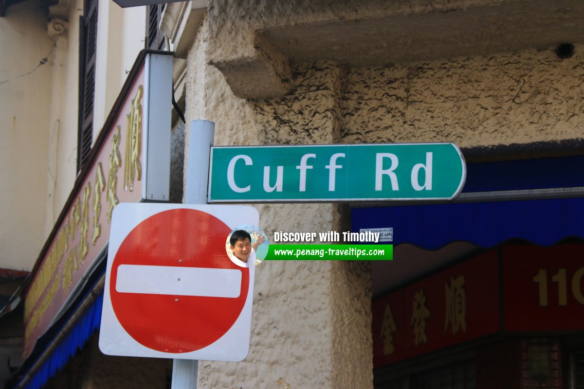 Cuff Road roadsign