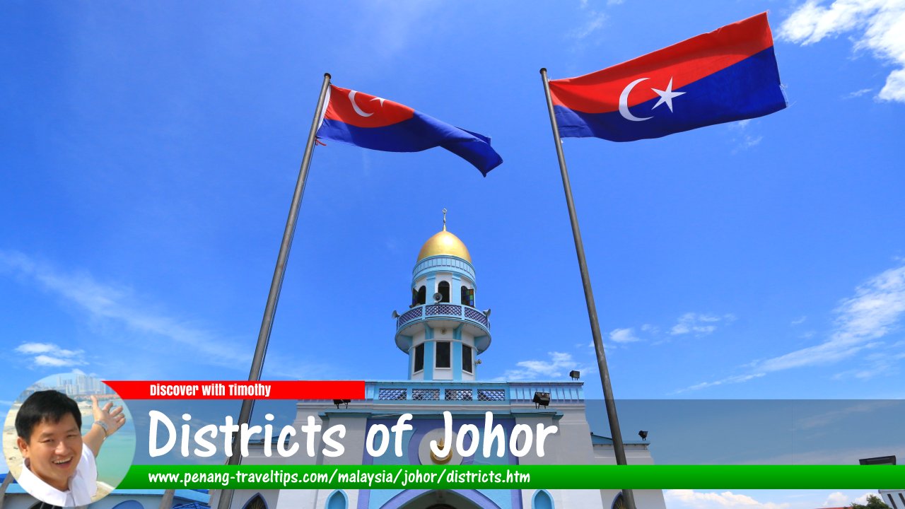Districts of Johor