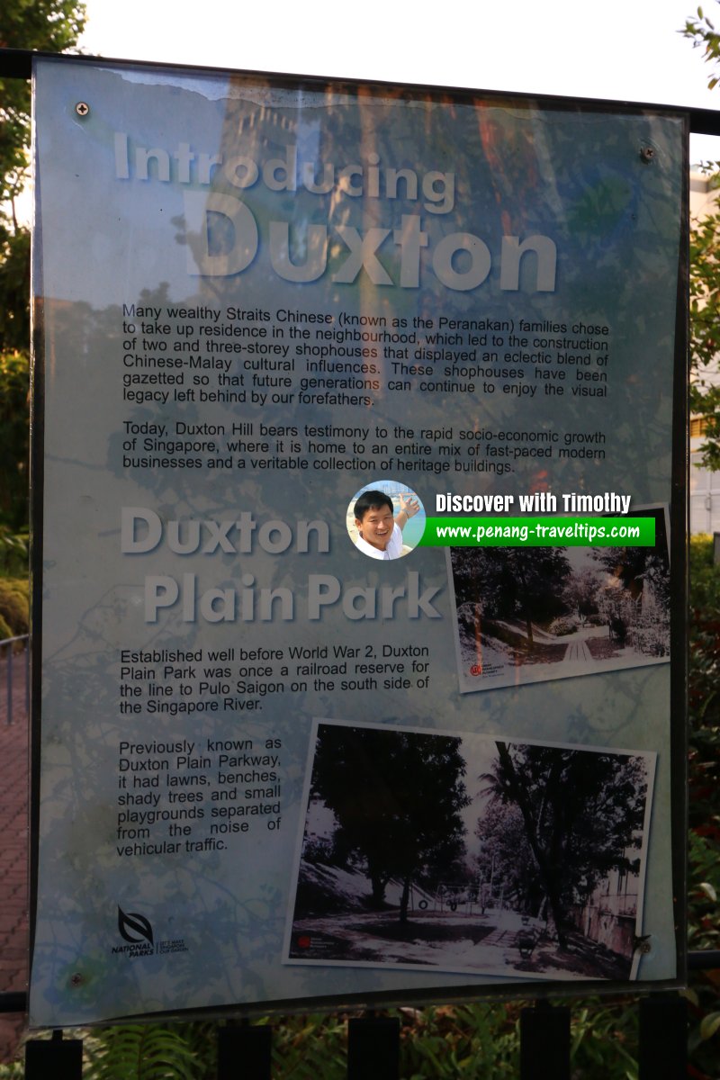 Duxton Plain Park, Singapore