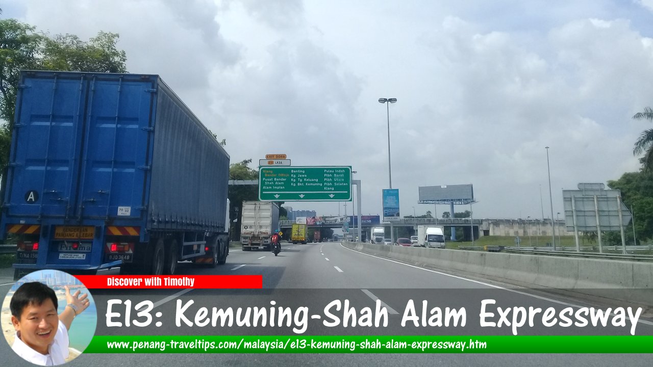 E13: Kemuning-Shah Alam Expressway