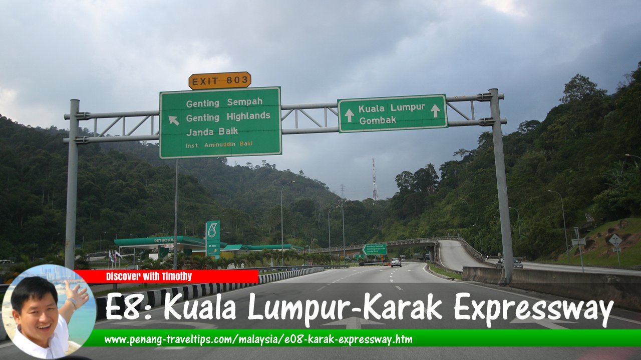 E8: Kuala Lumpur-Karak Expressway