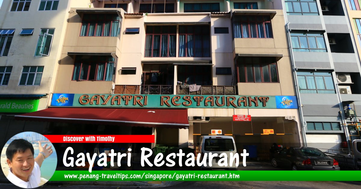 Gayatri Restaurant, Singapore