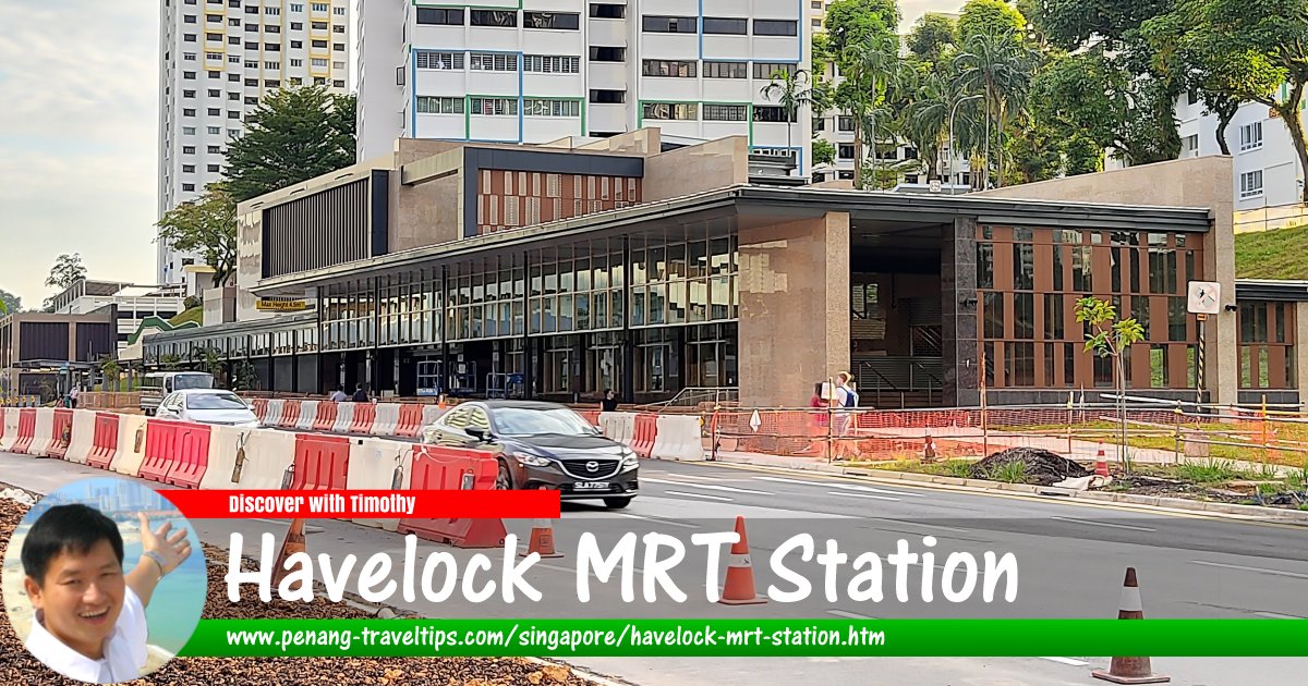 Havelock MRT Station under construction