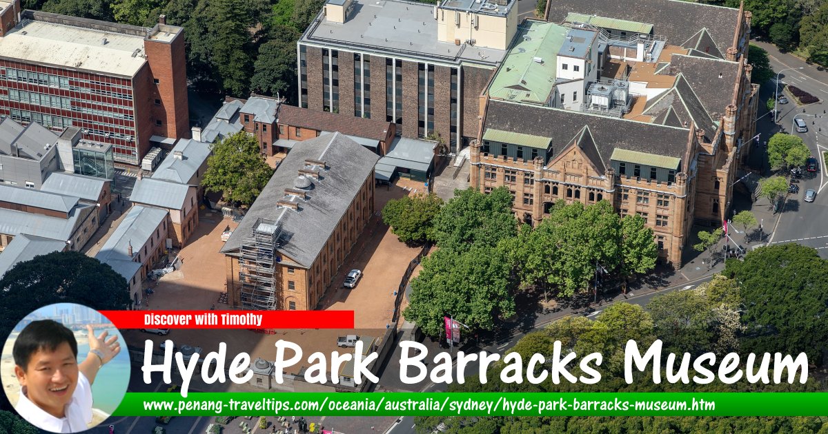 Hyde Park Barracks Museum, Sydney