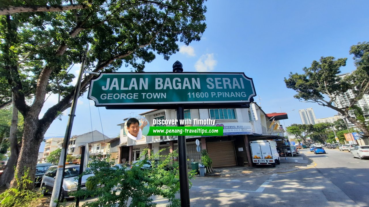 Jalan Bagan Serai roadsign