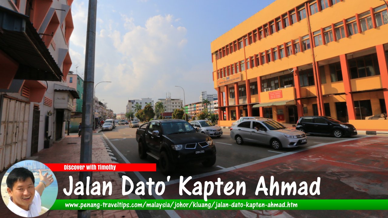 Jalan Dato' Kapten Ahmad, Kluang