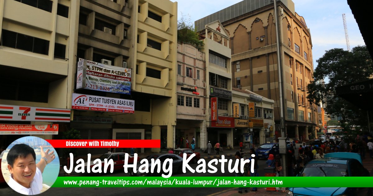 Jalan Hang Kasturi, Kuala Lumpur
