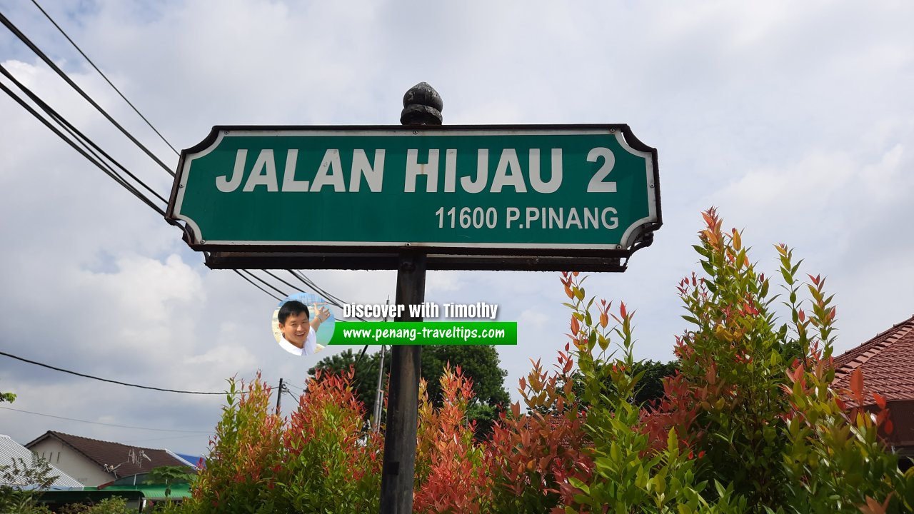 Jalan Hijau 2 roadsign