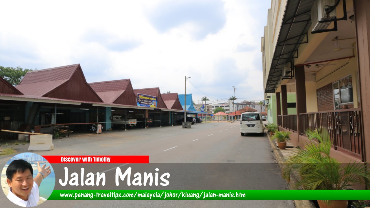 Jalan Manis, Kluang