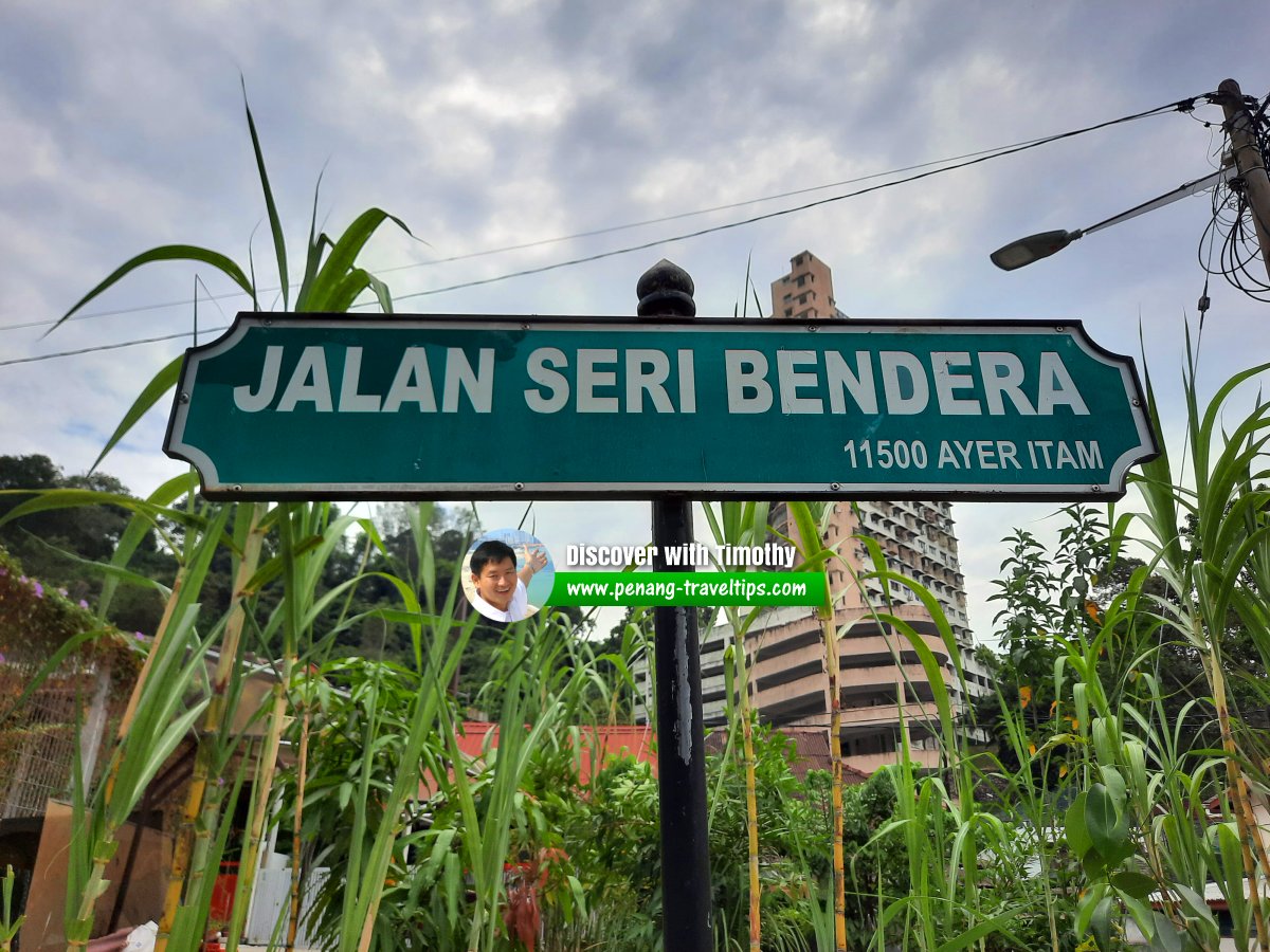 Jalan Seri Bendera roadsign
