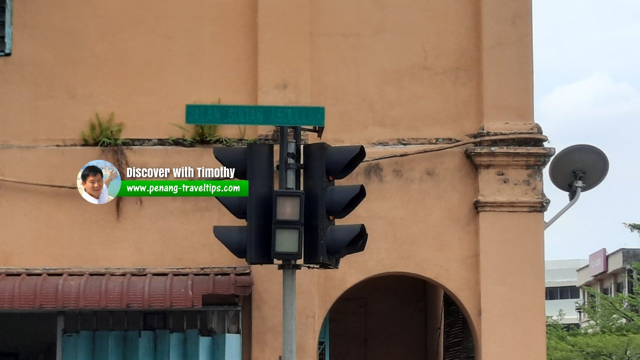 Jalan Sultan Abdullah roadsign