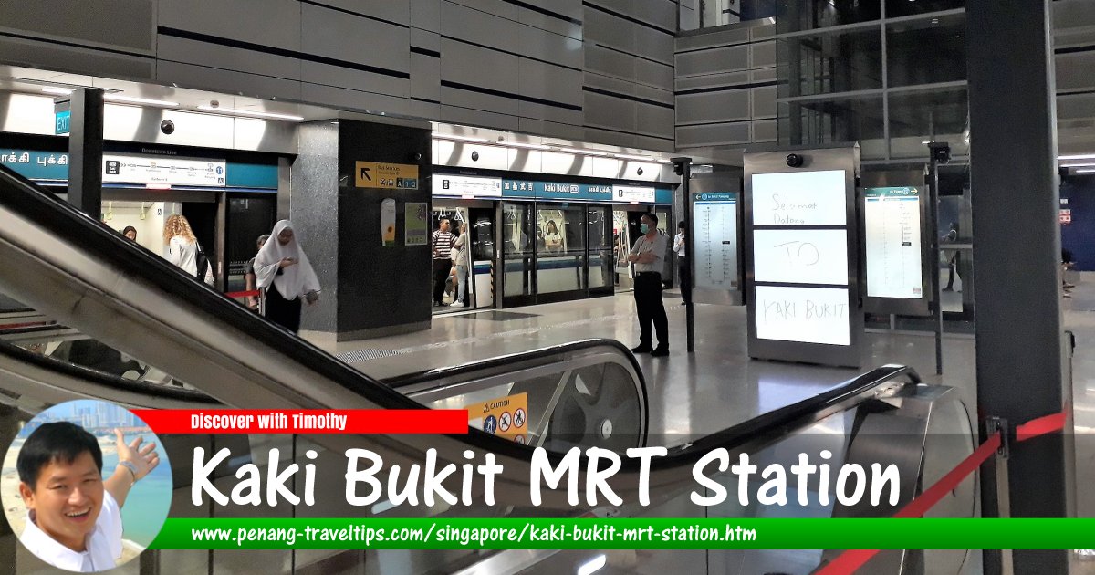 Kaki Bukit MRT Station, Singapore