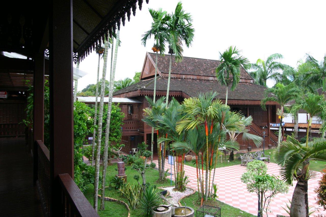 View of the traditional houses in the Handicraft Village