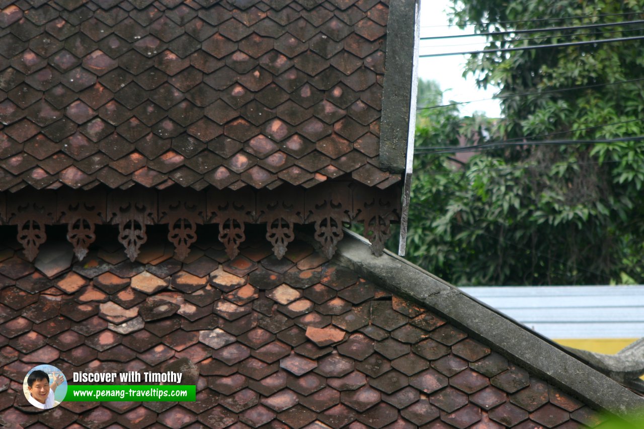 Roof tiles of Kampung Kraftangan