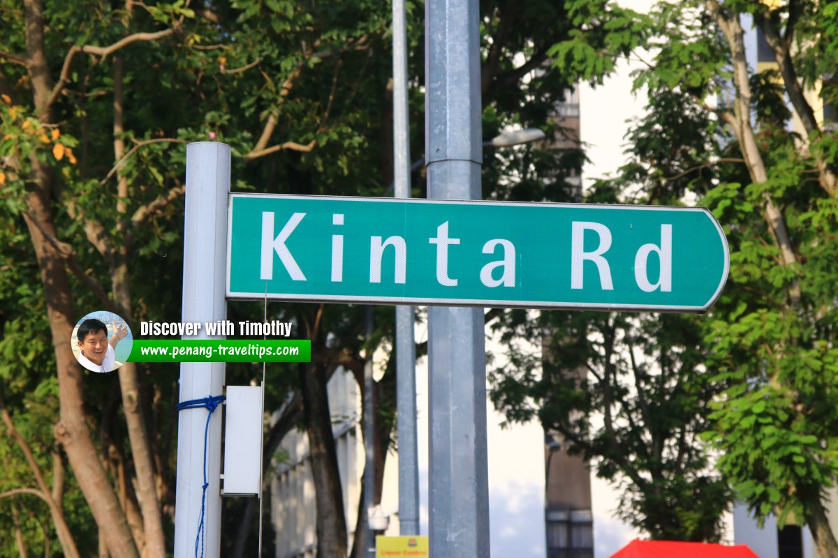 Kinta Road roadsign