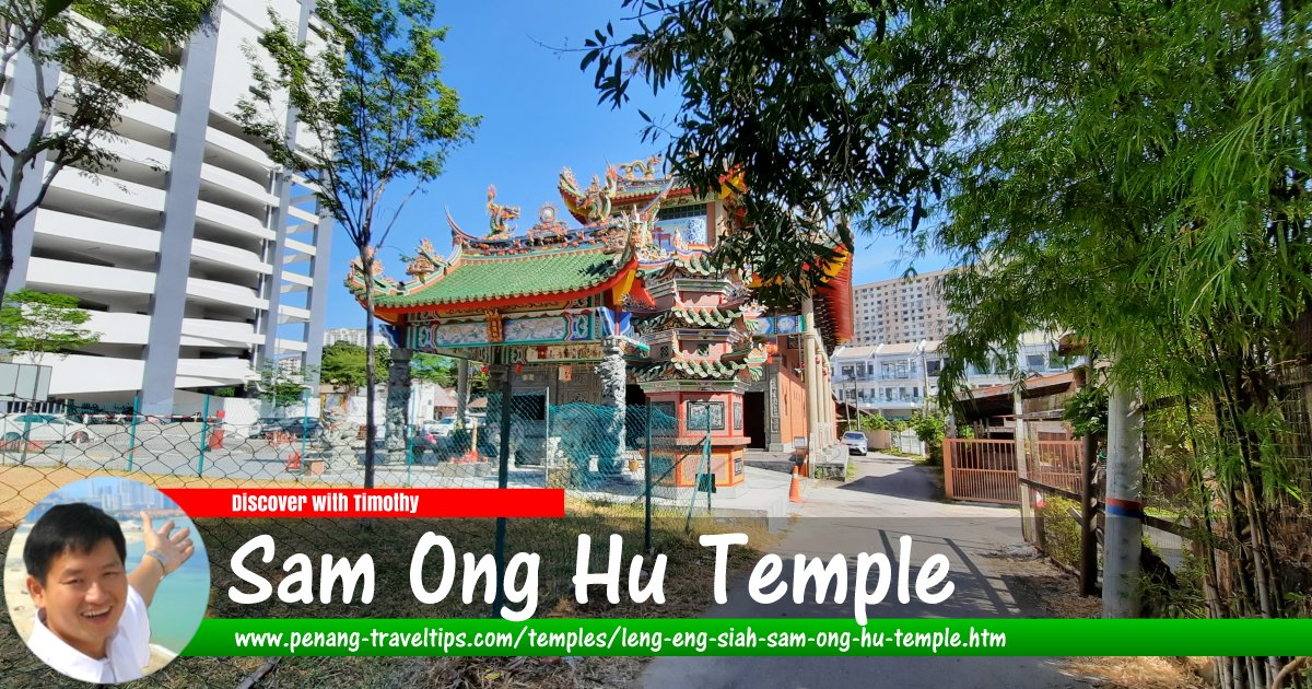 Leng Eng Siah Sam Ong Hu Temple 檳城大路后靈應社孫佘池三王府