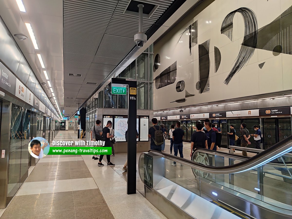 Lentor MRT Station, Singapore