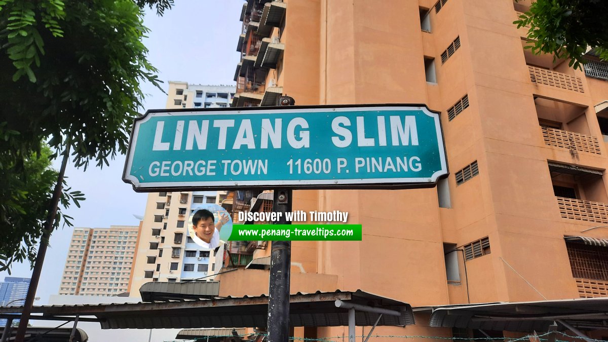 Lintang Slim roadsign