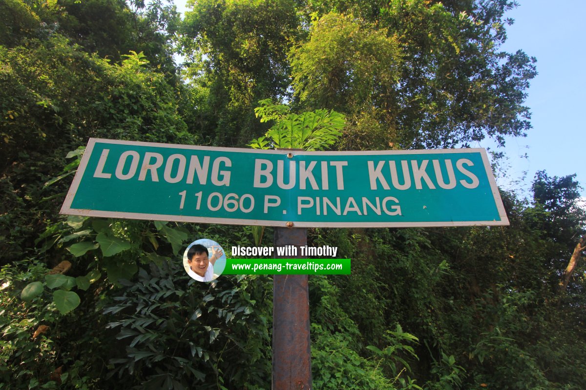 Lorong Bukit Kukus roadsign