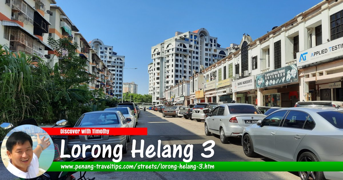 Lorong Helang 3, Sungai Dua