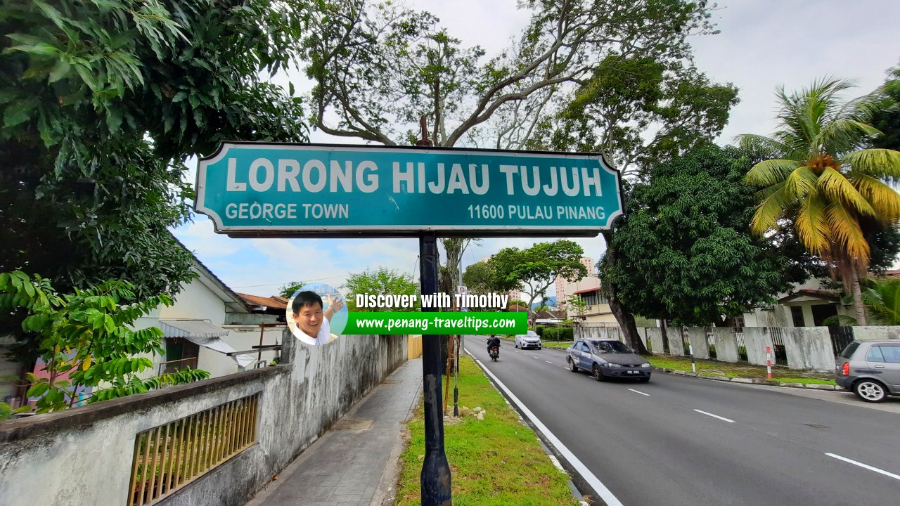 Lorong Hijau Tujuh roadsign