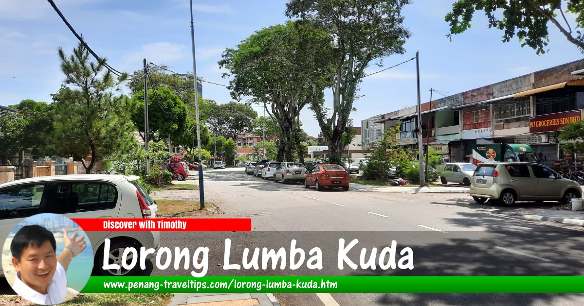 Lorong Lumba Kuda, George Town, Penang