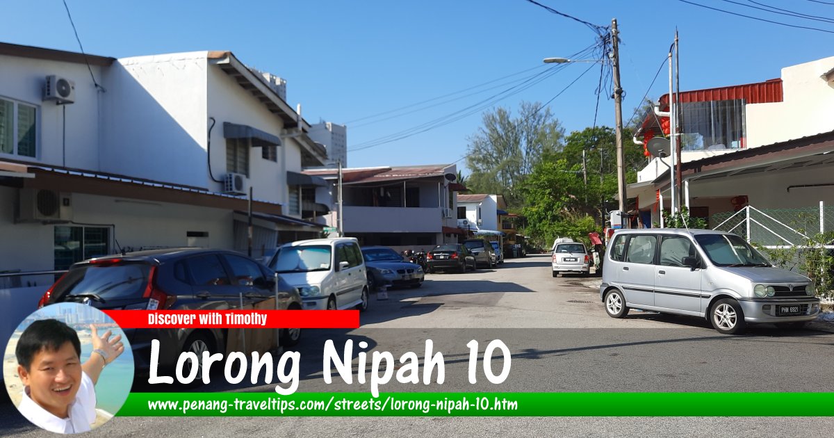 Lorong Nipah 10, Sungai Dua, Penang