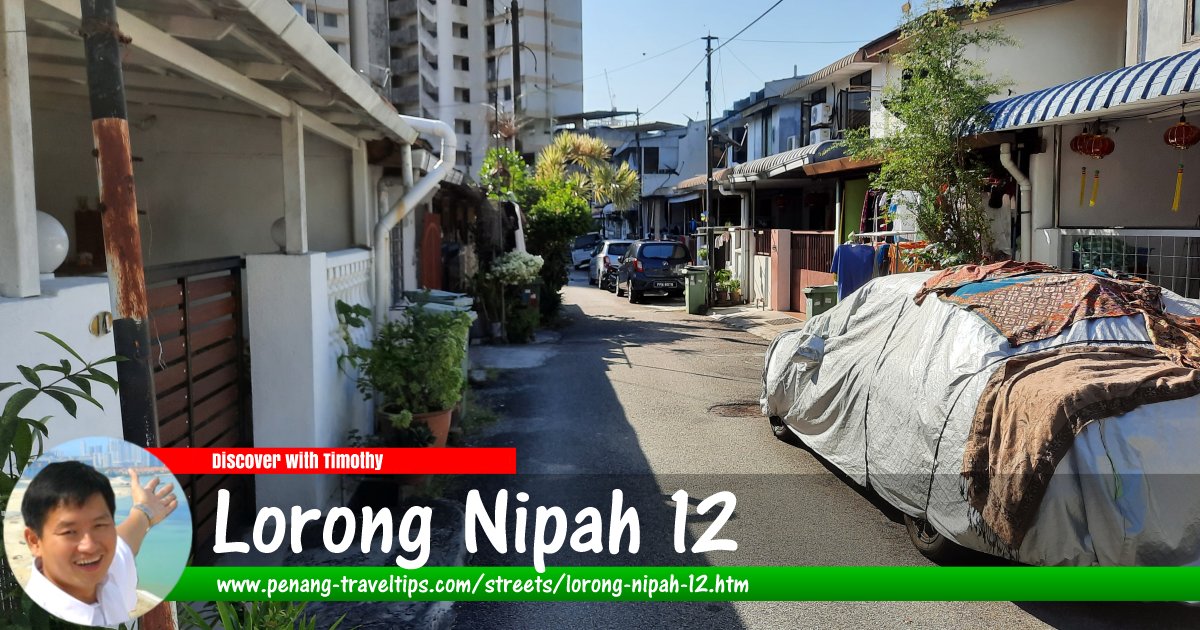 Lorong Nipah 12, Sungai Dua, Penang