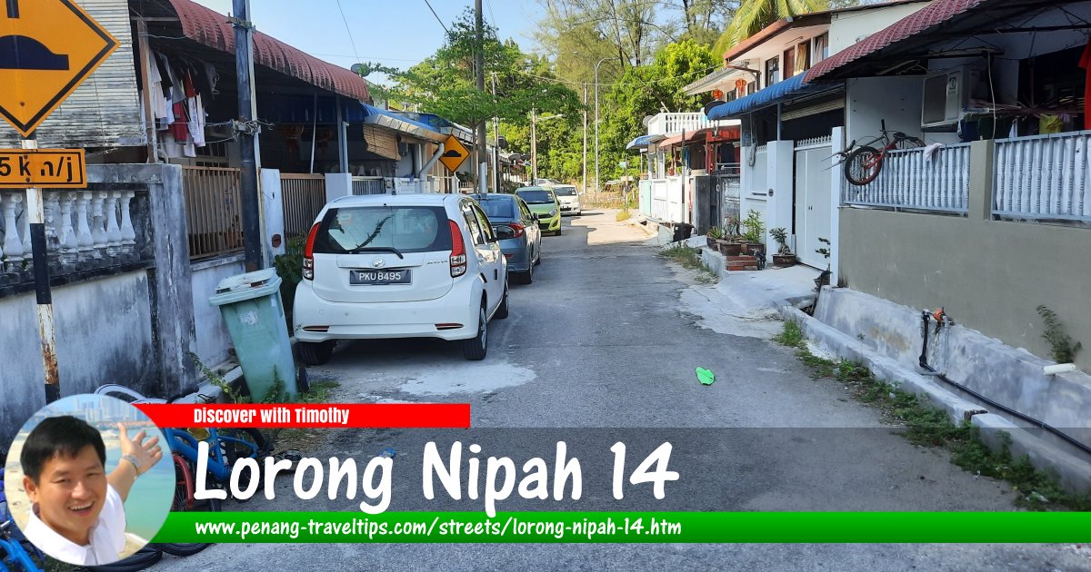 Lorong Nipah 14, Sungai Dua, Penang