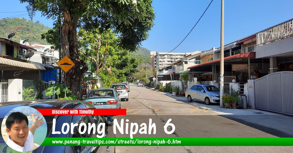 Lorong Nipah 6, Sungai Dua, Penang