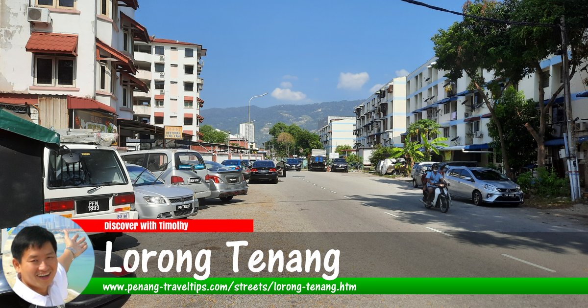 Lorong Tenang, Jelutong, Penang