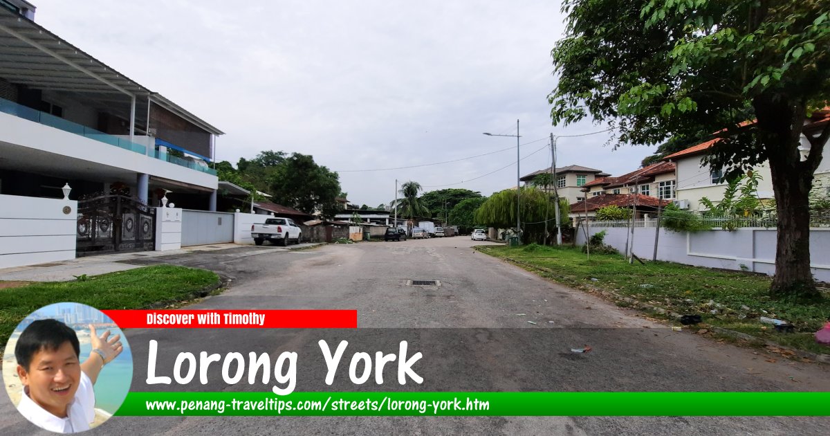 Lorong York, George Town, Penang