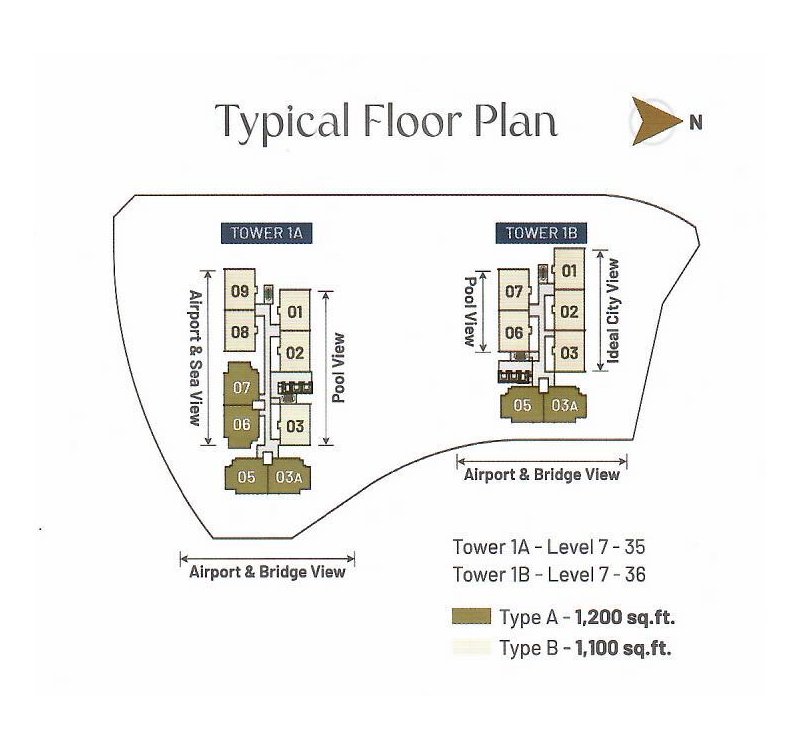 Lucerne Residences, Typical Floor Plan