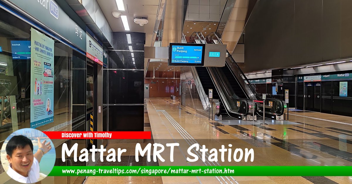 Mattar MRT Station, Singapore