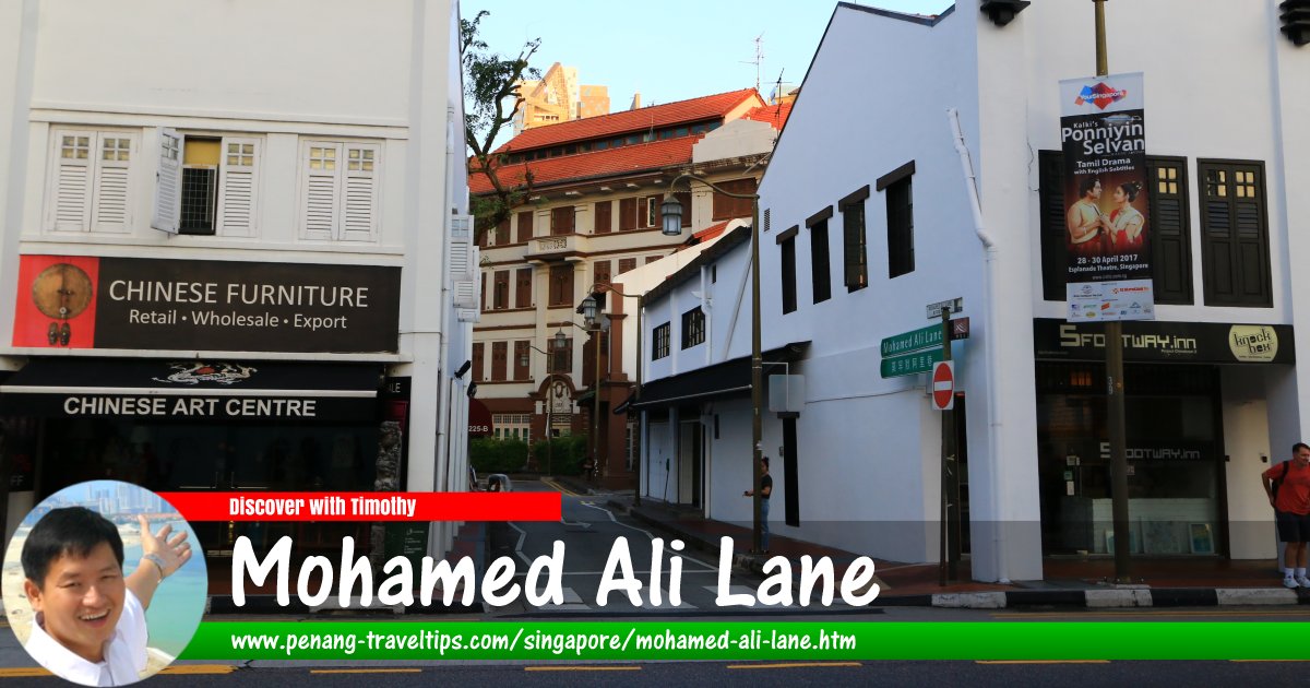 Mohamed Ali Lane, Singapore