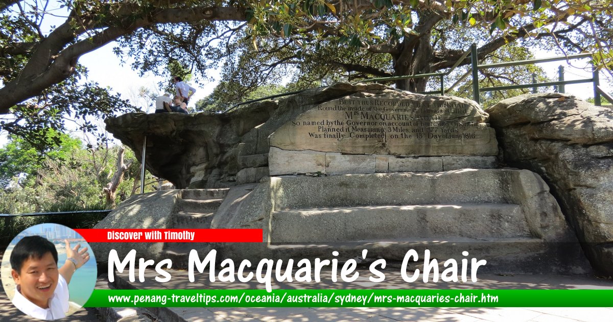 Mrs Macquarie's Chair, Sydney