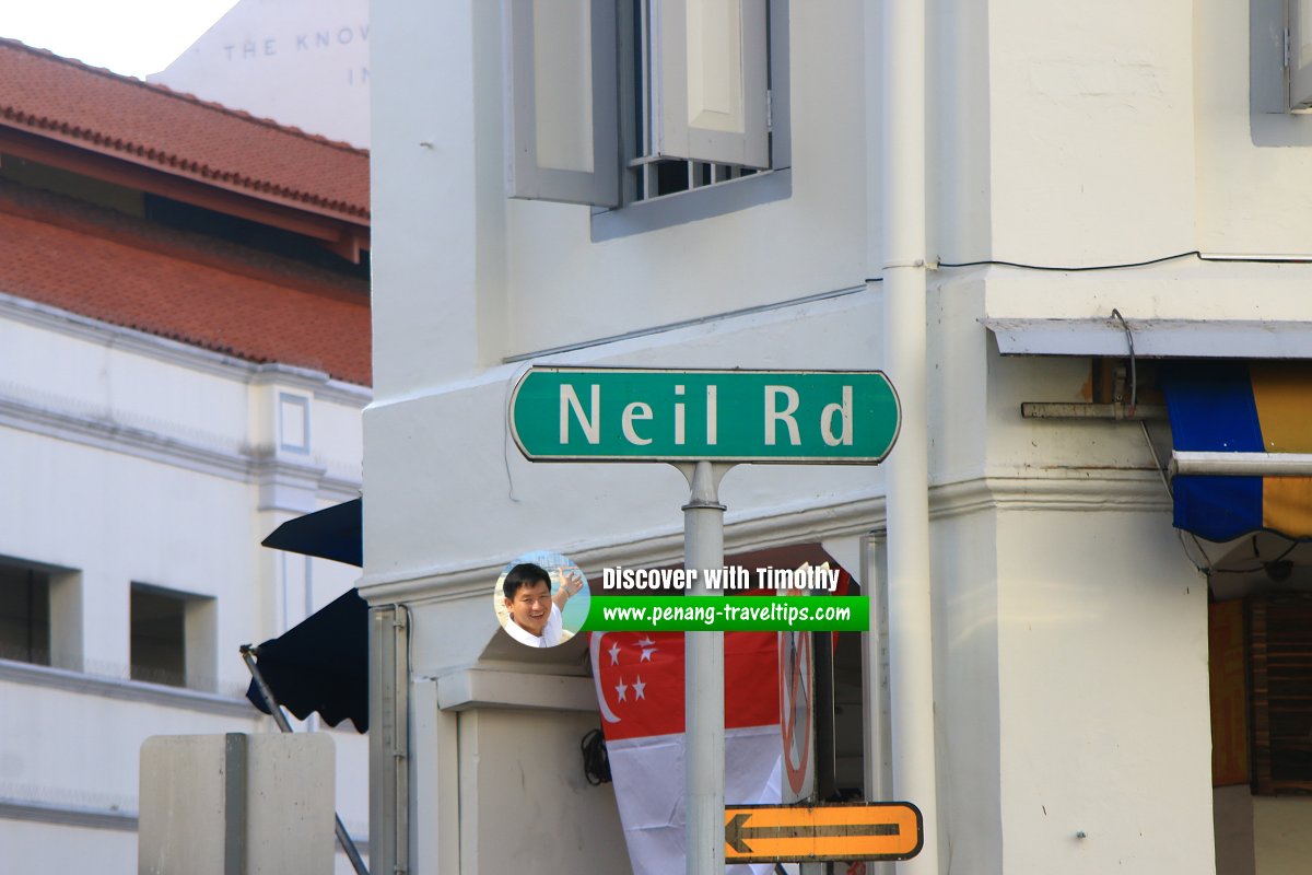 Neil Road roadsign