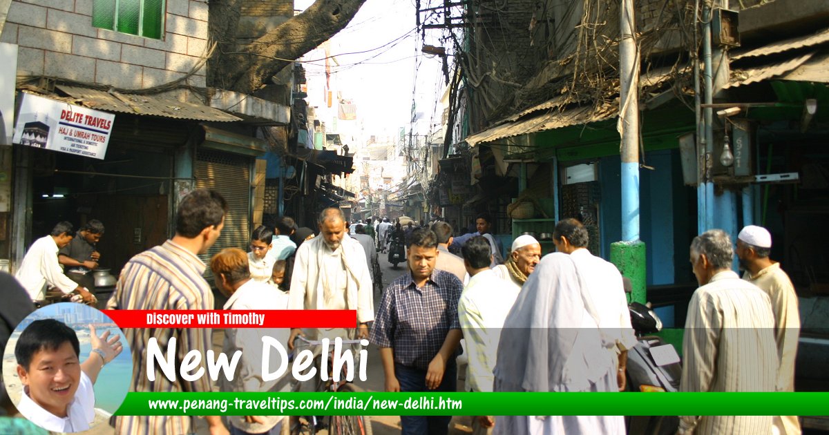 Street in New Delhi, India