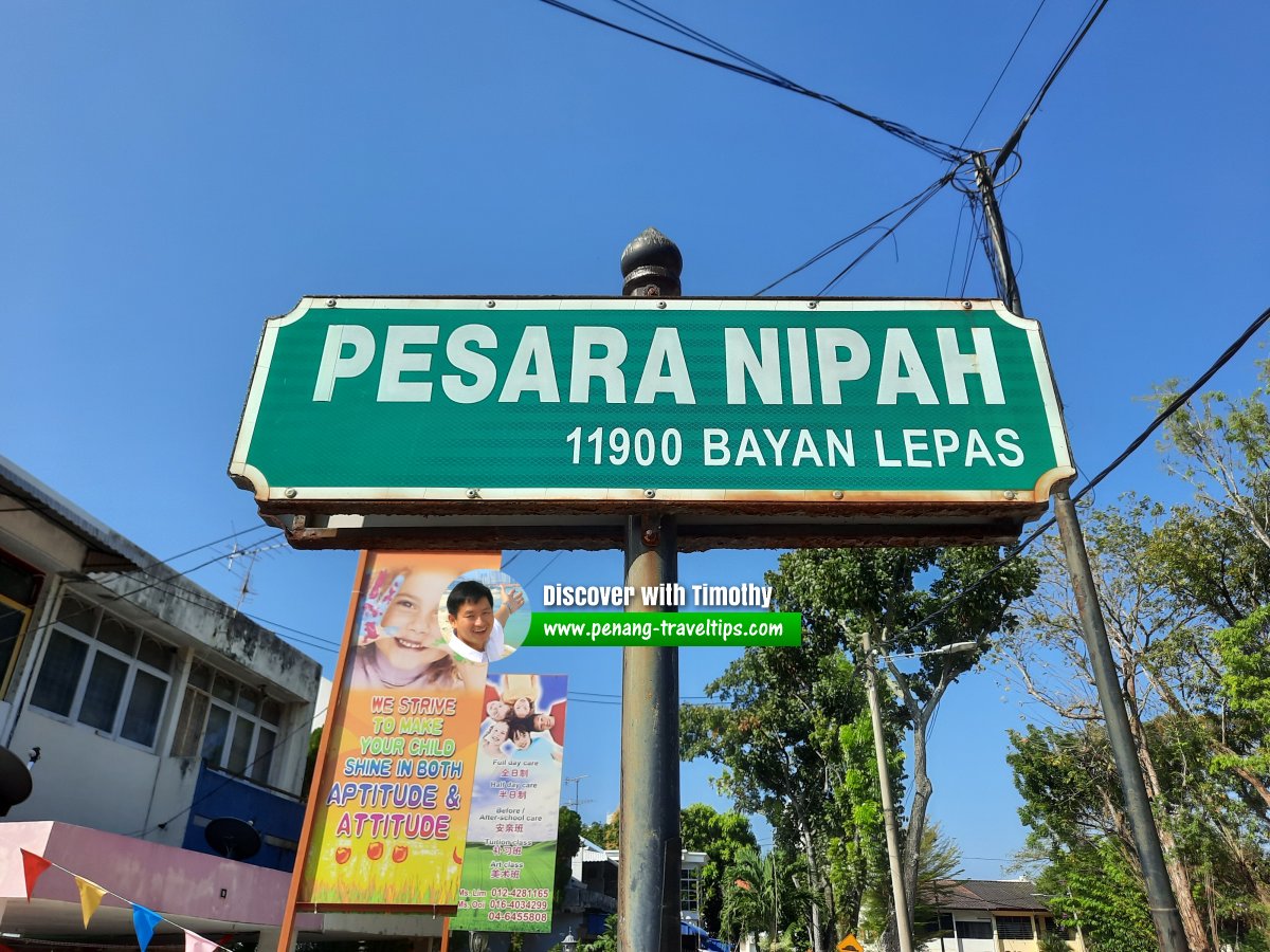 Pesara Nipah roadsign