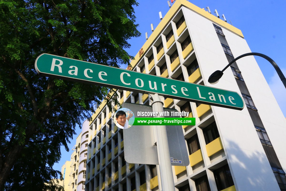 Race Course Lane roadsign