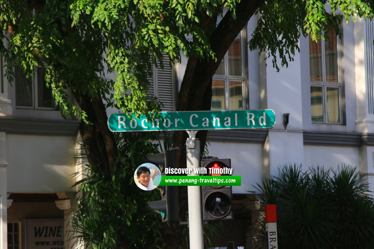 Rochor Canal Road roadsign