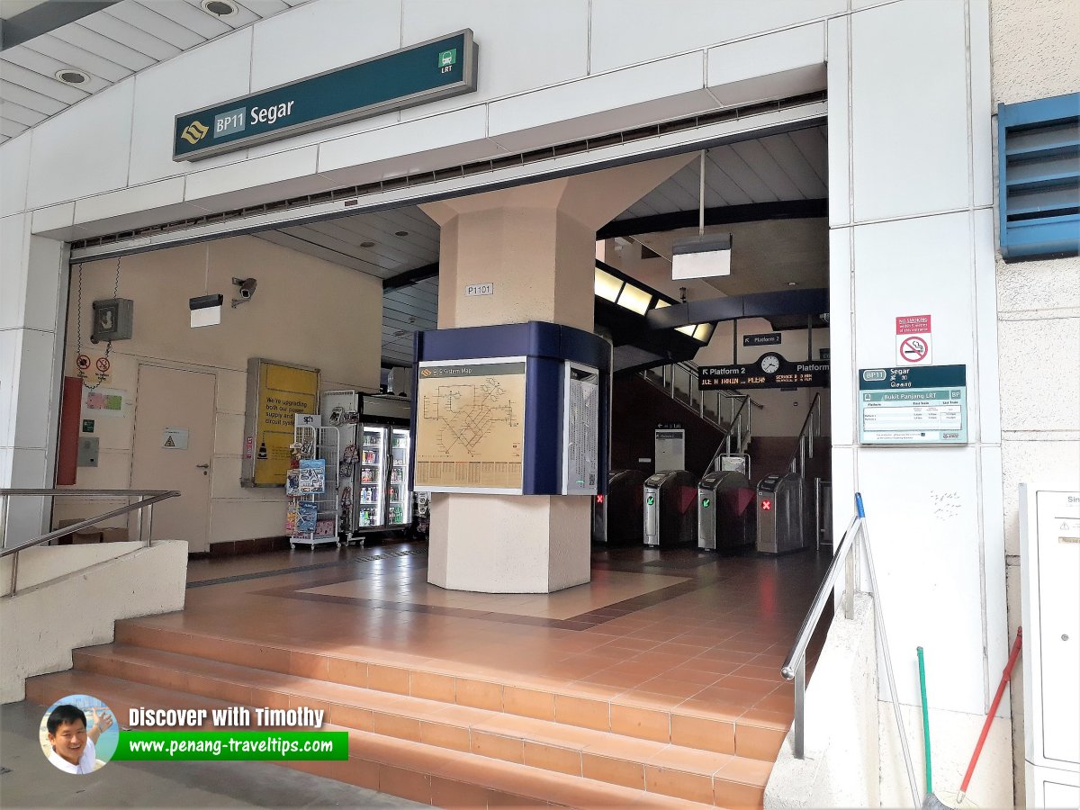 Segar LRT Station, Singapore