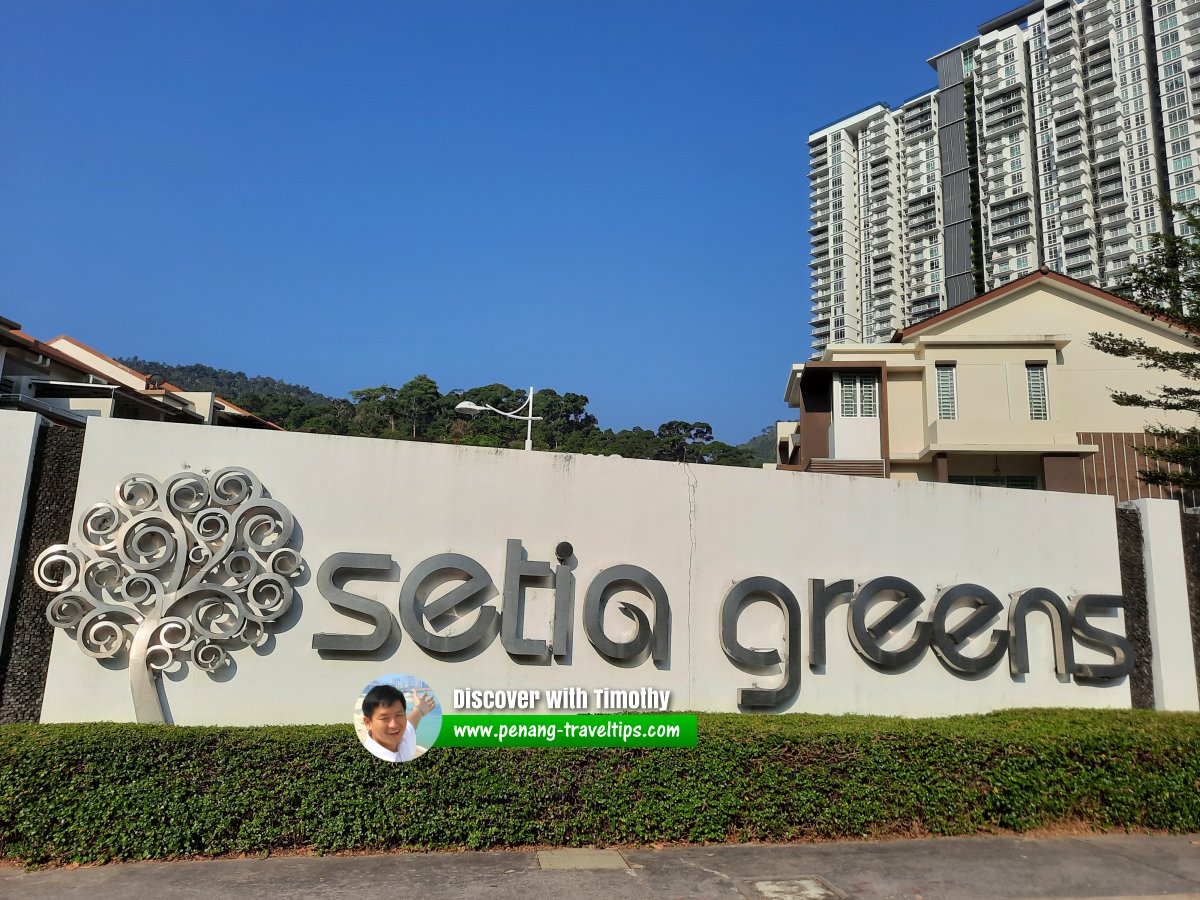 Setia Greens signboard