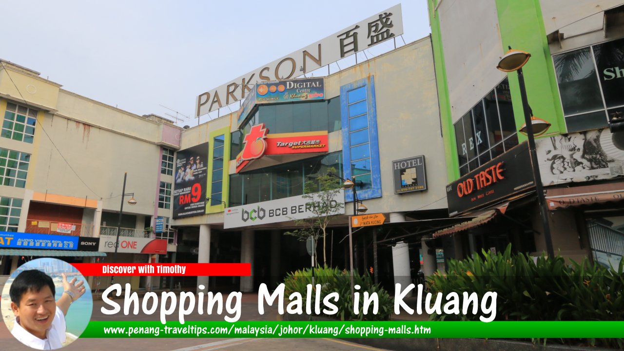 Shopping Malls in Kluang